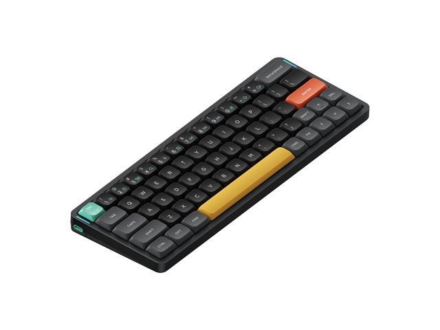 Air60 V2 Portable Wireless Keyboard 60% Low Profile Mechanical Keyboard Support QMK/VIA Compatible with Windows/mac OS/Linux Supports Bluetooth...