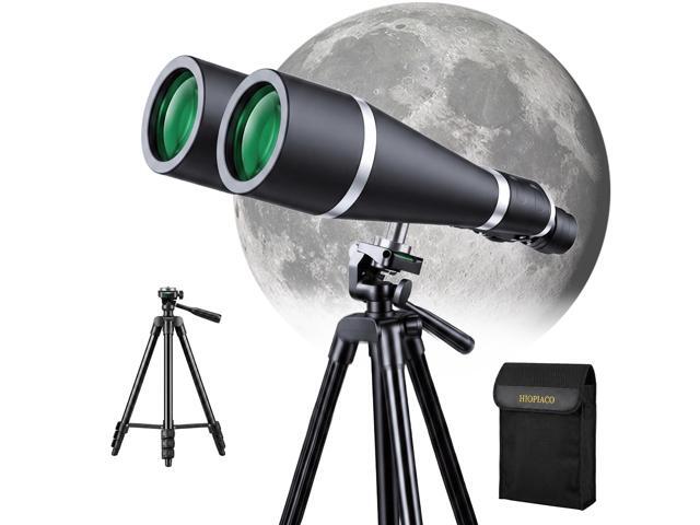 30-260x80 Binoculars for Adults High Powered - Astronomy Long-Range Zoom Binoculars with BAK-4 Prisms Tripod and Straps for Hunting Bird Watching.