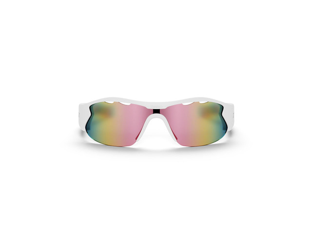 Flash Smart Audio Sunglasses, Iridescent Mirror Polarized Lens, Unisex, HiFi Bluetooth Sport Glasses with UV Protection - Powered by Lucyd