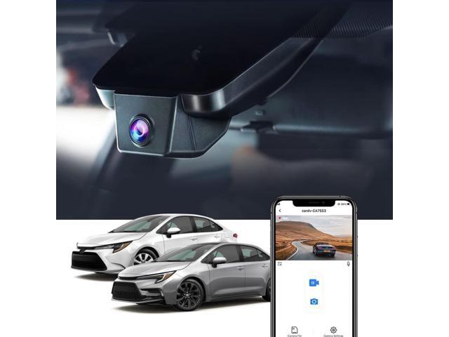 4K Dash Cam Suitable for Toyota Corolla 2023-2026 Sedan Hybrid Hatchback, OEM Factory Look, 2160P UHD Video, Built-in WiFi & APP, Loop Recording,...