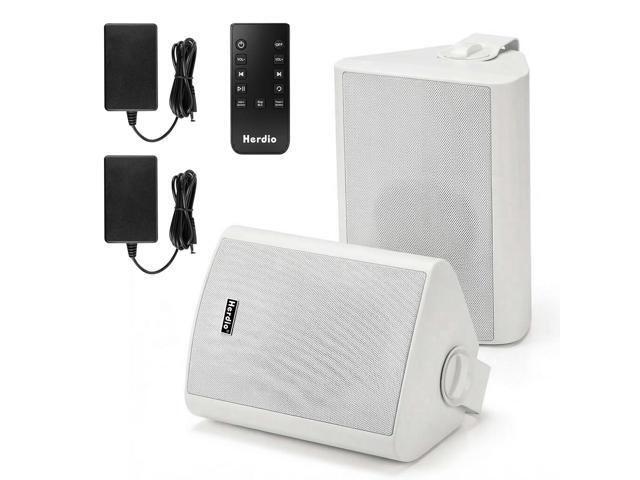 5.25' 300W Outdoor Bluetooth Speakers, IPX5 Waterproof Rating and Be Able to Wireless Multi-Connection Up to 20 Units for Patio/Porch/Balcony...