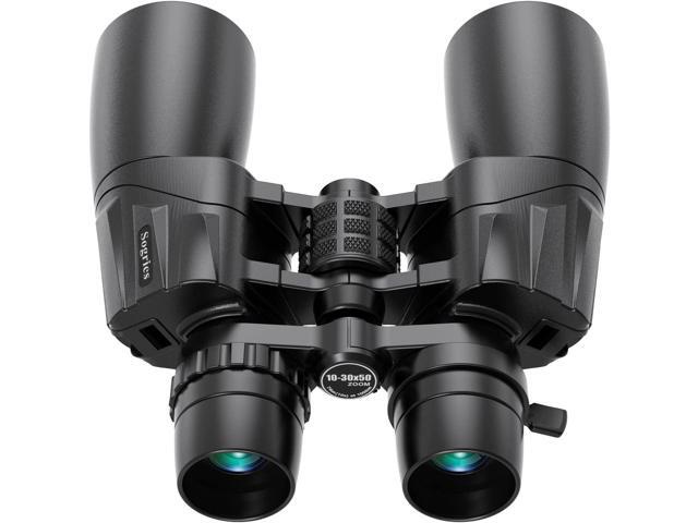10-30x50 Zoom Binoculars for Adults, High Powered Military Binoculars for Bird Watching Traveling Hunting Concerts with Large View,BAK4,FMC...