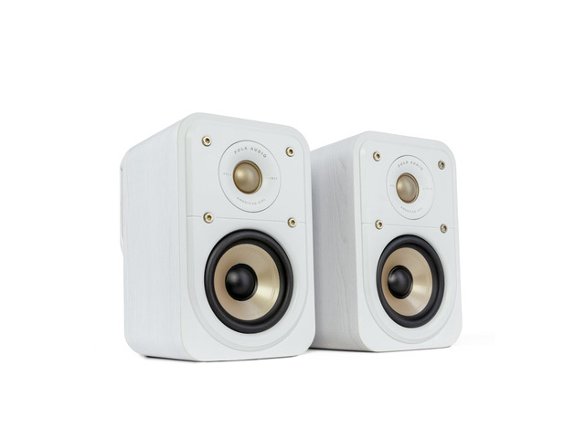 Polk Signature Elite ES10 Surround Sound Speakers - Hi-Res Audio Certified, Dolby Atmos & DTS:X Compatible, 1' Tweeter & 4' Woofer, Power Port...