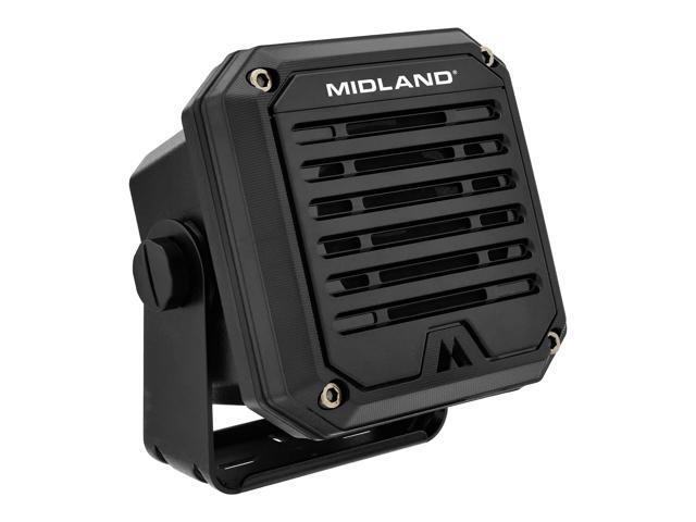 SPK100 Heavy-Duty 20W External Speaker - 180 Degrees Swivel Base Bracket Works with All CB and MXT Radios 8-OHM Sound System 3.5mm Audio Plug -...