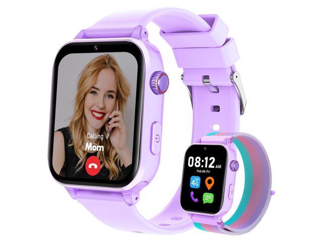 4G Kids Smart Watch for Boys Girls with GPS Tracker, Kid Smartwatch Phone Call SOS Video Call for Kids Birthday Gift Ages 4-12