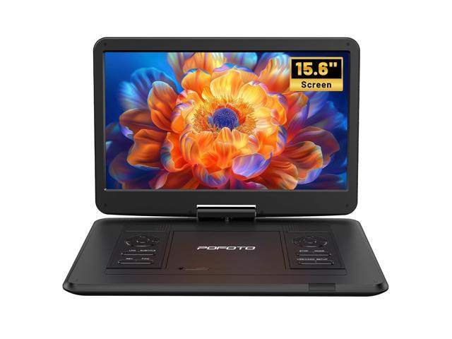 17.5 Portable DVD Player with 15.6 Large HD Screen, 6 Hours Rechargeable Battery, Dual Speakers, Region Free, Remote Control, Support Multi-Format...