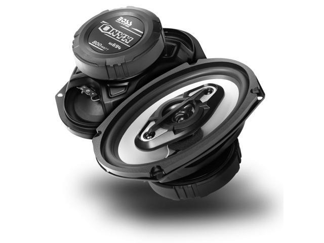 NX694 6 x 9 Inch Car Door Speakers - 800 Watts (per Pair), Coaxial, 4 Way, Full Range 4 Ohms, Sold in Pairs, Bocinas para Carro