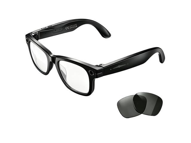 AI Smart Glasses with Camera 8MP HD Camera Glasses for Men Women 1080P Video Recording Sunglasses Real-time Translation, Open-Ear Audio for Travel,.