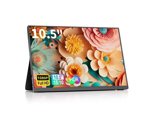 10.5''Portable Monitor for latop,2K FHD 60HZ Laptop Monitor Screen,USB-C and HDMI Inputs, Ultra-Slim IPS Panel with HDR and Premium Smart Cover &...