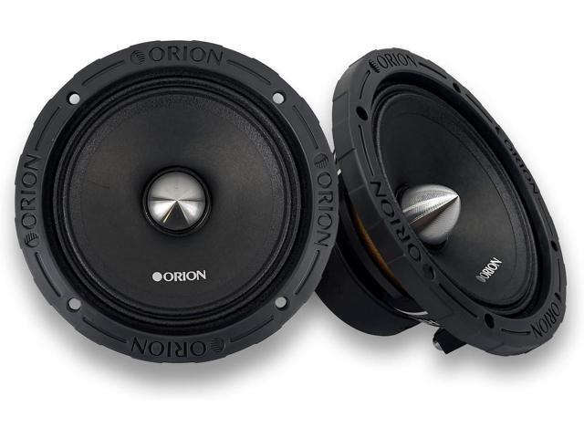 XTR XTX652 High Efficiency 6.5' Mid-Range Bullet Loudspeakers, 1400W Max Power, 350W RMS, 2 Ohm, 1.5' Voice Coil - Pro Car Audio Stereo, Midrange...