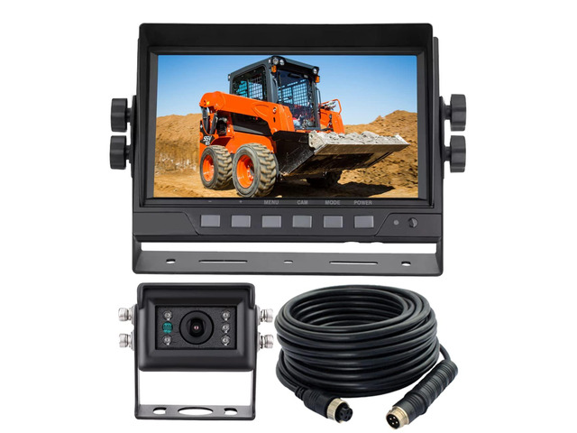 7' 1080P AHD Wired Reverse Rear View Backup Camera System,Guide line,IP69K No Water Leakage Camera, Night Vision, Vibration-Proof 10G for...