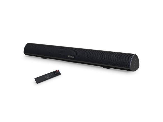 80 Watt Soundbar, Sound Bars for TV of Home Theater System (Bluetooth 5.0, 34 inch, DSP, Strong Bass, Wireless Wired Connections, Bass Adjustable,.