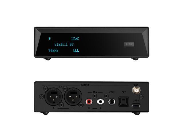 B3 Bluetooth Receiver for Mixers, DJ, PA & Stereo Systems XLR RCA Optical Coaxial Outputs, LDAC aptX HD, ESS DAC, Custom Bluetooth Broadcast.