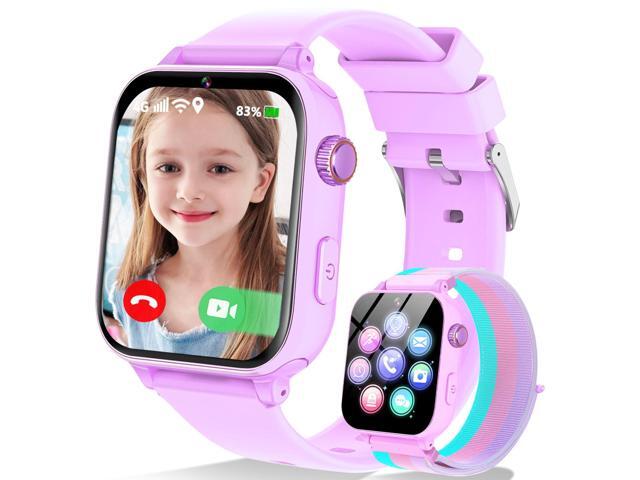 4G Kids Smart Watch Phone GPS, Smartwatch for Boys Girls Ages 4-12 Years with Video Call Chat Class Mode SOS Camera Alarm Games Parental App Touch...