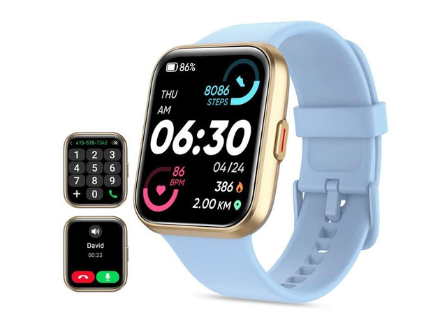 Smart Watch for Men Women(Call Receive/Dial), Alexa Built-in, 1.8' Touch Screen Fitness Tracker with Heart Rate Sleep Tracking, 100 Sports Modes,...