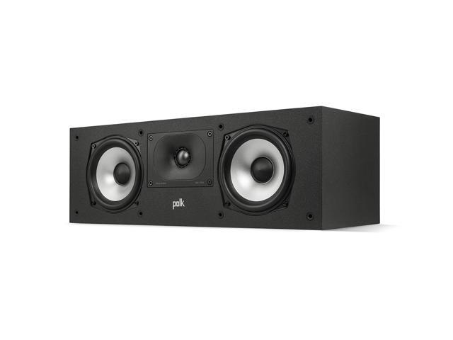Polk Monitor XT30 Compact Center Channel Speaker - Hi-Res Audio Certified, Dolby Atmos & DTS:X Compatible, 1' Terylene Tweeter & Dual 5.25'...