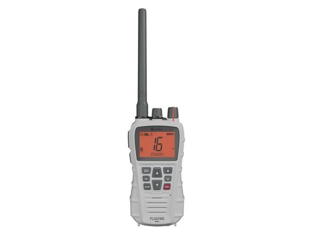 BlueBound 350 VHF Handheld Marine Radio - White 6-Watt, Floating, Long Range, NOAA Weather Alerts, International Functionality, IPX7 Waterproof,...