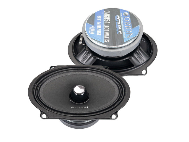Cobalt CM6854 High Efficiency 5x7 / 6x8 Mid-Range Bullet Loudspeakers, 1000W Max Power, 250W RMS, 4 Ohm, 1.5' Voice Coil - Pro Car Audio Stereo,...