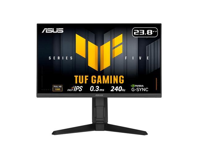 TUF Gaming Series 5 23.8 1080P Monitor (VG249QML5A) - Fast-IPS, 240Hz, 0.3ms, G-SYNC Compatible, FreeSync Premium, 99% sRGB, Height Adjustable,...