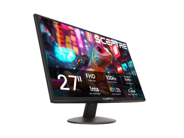 New 27-inch Prime Monitor 100Hz HDMI x2 VGA 1ms 99% sRGB Eye-Care Build-in Speakers, Machine Black 2026 (E275W-19203R Series)