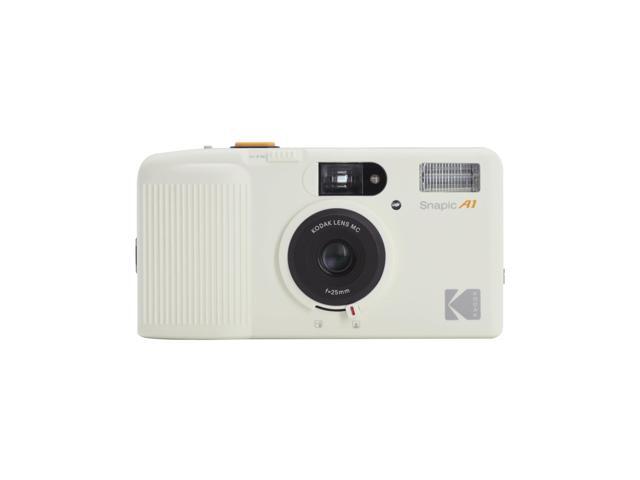 Snapic A1 35mm Film Camera 35mm, Reusable, 2-Zone Focus, Lightweight, Compact (Film & AAA Battery are not Included) (Single, Ivory White)