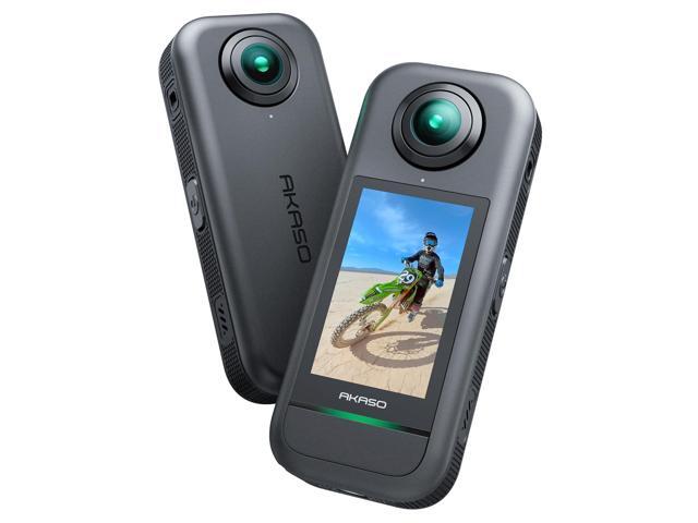 360 Action Camera Standard Combo- 5.7K 360 Video with 1/2' 48MP Sensors, 72MP 360 Photo, 360-SuperSmooth, 2.29' Touchscreen, Invisible Selfie Stick.