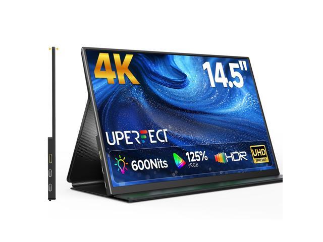 4K Portable Monitor, 14.5' UHD 3840x2400 Laptop Display with Smart Cover, 16:10 Matte IPS Screen, 125% sRGB, 1.06 Billion Colors, 600 Nits...