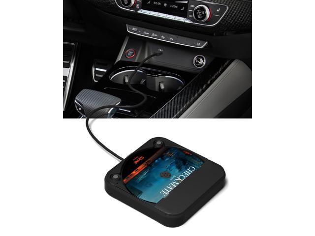 Portable Car CD Player with USB/AUX Port,External CD Player Compatible with Car Radio Stereo, Laptop, TV, Computer,Universal for Vehicle with...