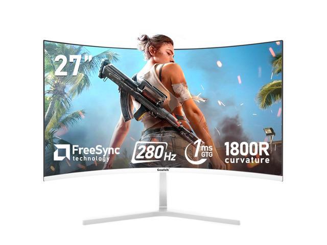 27 Inch PC Computer Screen,1800R Curved Gaming 280Hz Monitors, FHD 1080p 1ms, Freesync, 98% sRGB,178 ° Angle View HDMI2.0DisplayPort, Compatible...