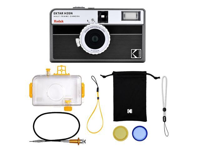 EKTAR H35N Half Frame Film Camera, 35mm, Reusable, Focus-Free, Bulb Function, Built-in Star Filter, Coated Improved Lens (Film & AAA Battery are...