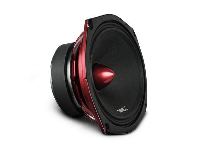 PRO-X694 BM Loudspeaker - 6x9, Midrange, Red Aluminum Bullet, 400W Max, 200W RMS, 4 Ohms - Premium Quality Audio Door Speakers for Car,Truck and...