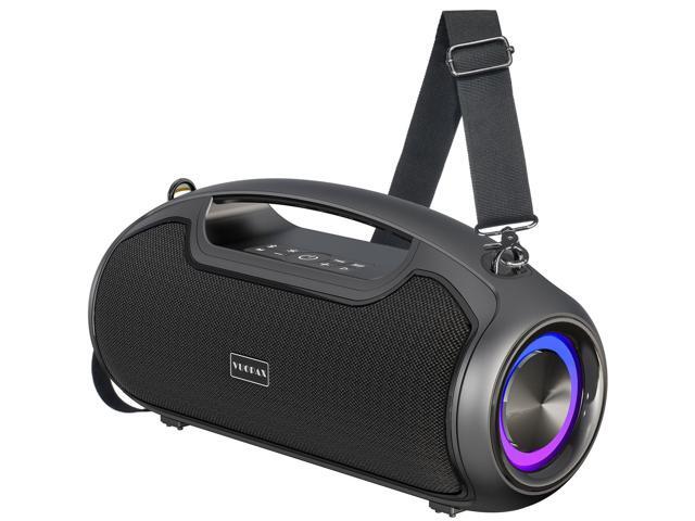 Upgrade Portable Bluetooth Speakers Wireless, 200W PEAK Loud Outdoor Speaker with Deep Bass, IP65 Waterproof, BT5.4, USB-C, RGB Lights, for Party,...