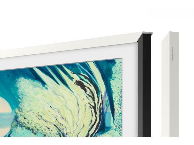 55-inch The Frame Customizable Bezel Modern White (VG-SCFA55WTBZA, 2021 Model)