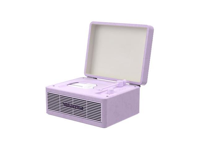 Portable CD Player with Bluetooth 5.2, Rechargeable Battery & Built-in Speakers Hi-Fi Retro Suitcase Design for Home Decor, AUX/TF Card Support ...