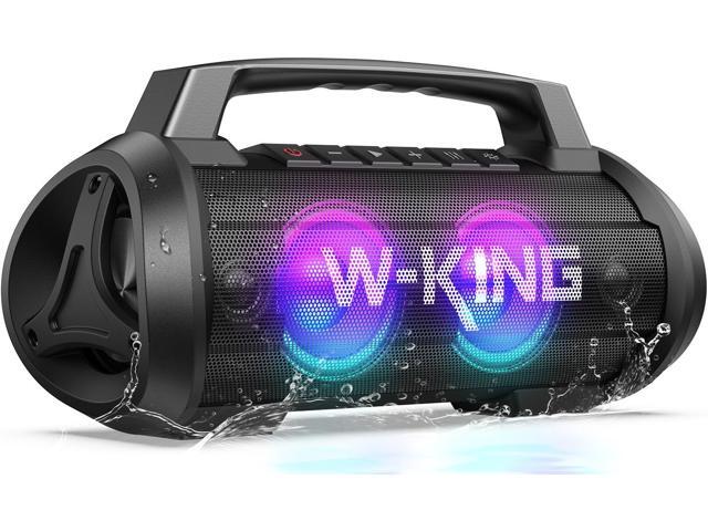 Portable Bluetooth Speaker, 120W Max/110dB/IPX6/BT5.4/42H/DSP/RGB/4 Drivers/70W Deep Bass/Wireless Stereo Pairing, Large Party Boombox, Must-Have.