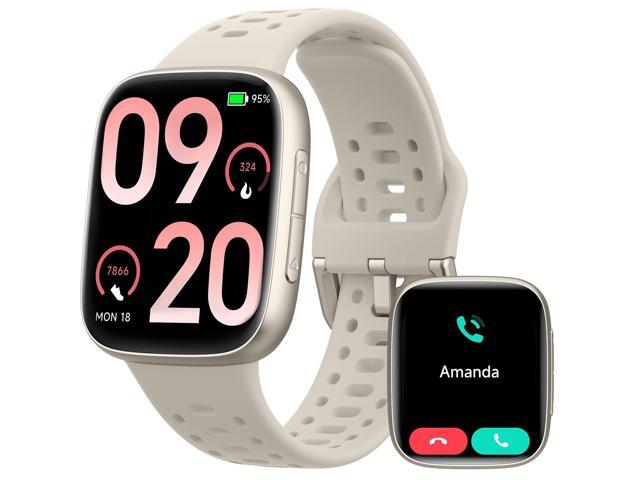 Smart Watches for Women/Men Android iPhone, [1.85' AMOLED Screen] Smartwatch Fitness Tracker 3ATM Waterproof with Bluetooth Calls, AI Control,...