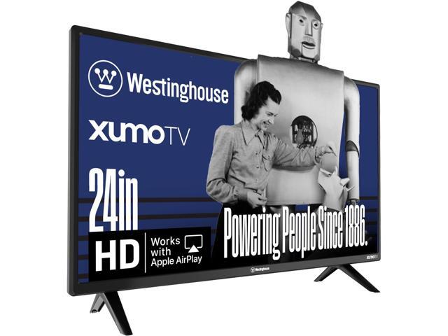 24-inch Smart TV, HD Xumo TV with Full Function Voice Remote, Flat Screen Television w/Dolby Atmos, Bluetooth, Apple AirPlay, Wi-Fi & Mobile.