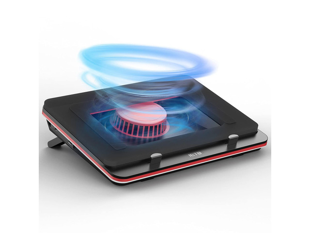 GT500 Powerful Turbo-Fan (5000 RPM) Laptop Cooling Pad with Infinitely Variable Speed,Seal Foam for Rapid Cooling Gaming Laptop,13-17.3inch Laptop...