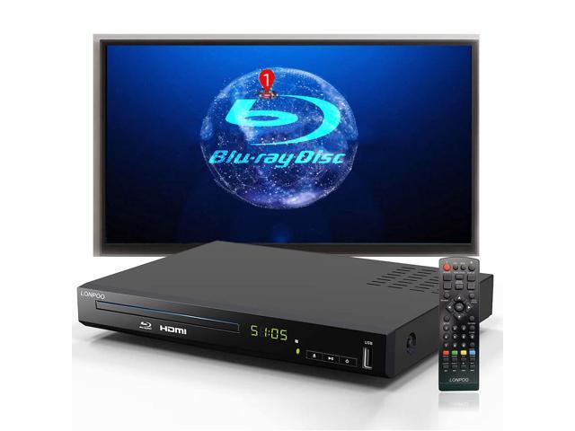 Blu Ray DVD Player,Full HD Blu-ray Disc Player CD Players with Easy Hook Up and User Friendly, 1080P Home Theater DVD Player with HDMI Output,.