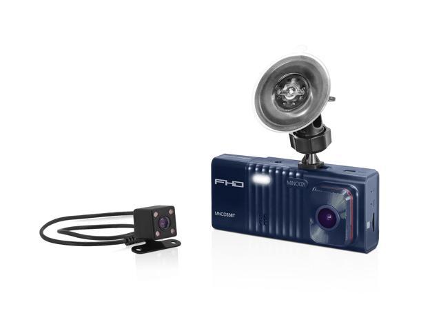 Dash Camera 3-Channel 1080P Car DVR with Rear & Interior Cam, Night Vision, 3.0 LCD Screen, G-Sensor, Loop Recording, Parking Monitor, Motion...