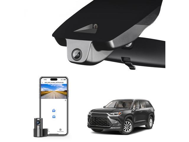 Front 4K & Rear 1080P Dash Cam Custom fit for Toyota Grand Highlander & Hybrid 2024 2025 2026, XLE Limited Platinum, Integrated OEM Look, UHD 2160P.