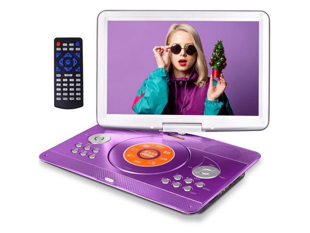 16.9'' Portable DVD Player with 14.1'' Large Swivel HD Screen, Kids DVD Players Portable with 6 Hrs 5000mAH Rechargeable BatteryUpgraded, Sync TV,...