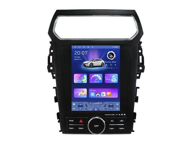 Android 14 Car Stereo for Ford Explorer (2011-2019), 8Core 4G+64G GPS Navigation with 9.7 inch QLED Touchscreen via Carplay Android Auto EQ SWC.