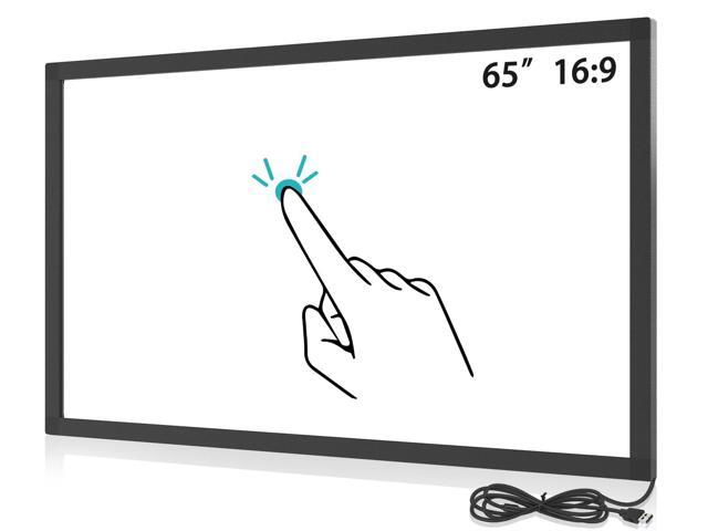 65 Inch Multi 10 Points IR Touch Screen Overlay,Infrared Touch Screen Frame Without Glass