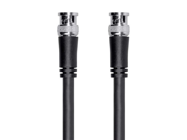 HD-SDI RG6 BNC Cable - for Use in HD-Serial Digital Video Transfer, Mobile Apps, HDTV Upgrades, Broadband Facilities, 50 Feet, Black- Viper Series