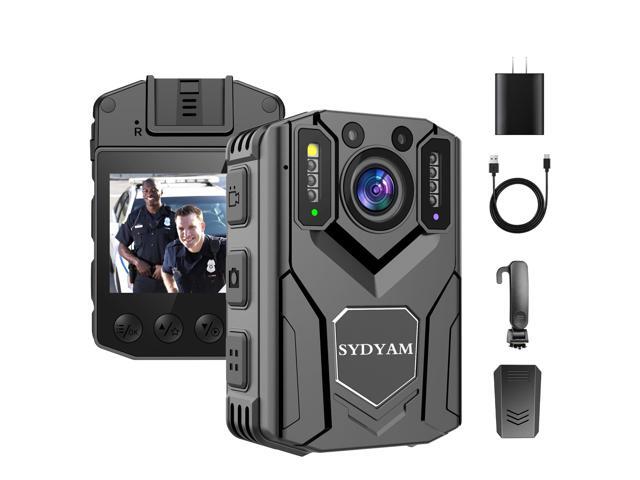 2K Body Camera with Audio and Video Recording, 8-12H Battery, Night Vision Bodycam with Type-C Interface, OTG, Police Body Cam for Police Hiking...