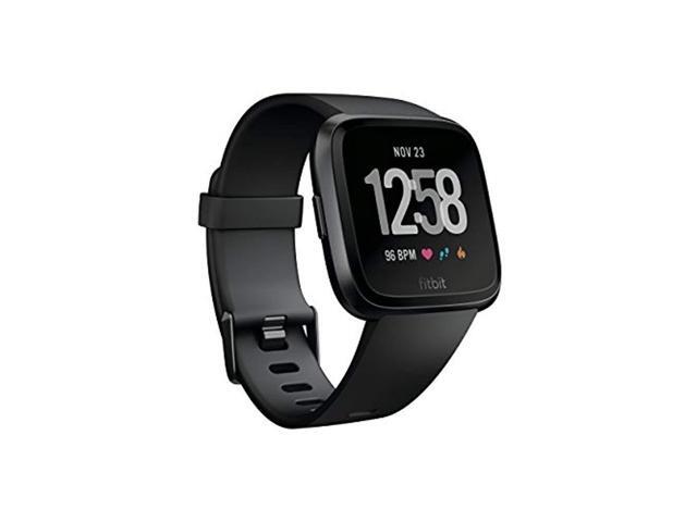 Versa Smart Watch, Black/Black Aluminium, One Size (S & L Bands Included)