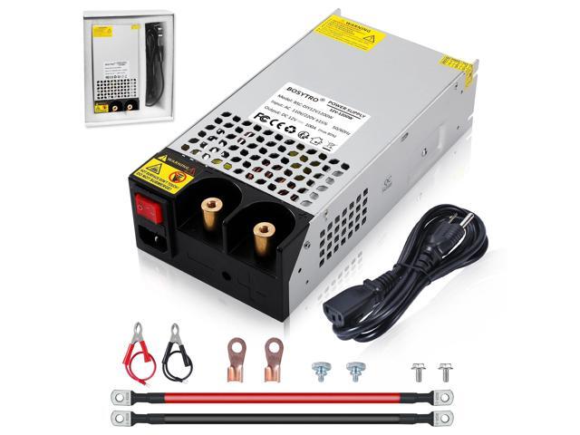 AC to DC Converter 12V Power Supply 1200W Max 100A SMPS 110v to 12v Converter Switching Power Supply Transformer for Car Radio/Stereos, RV, 3D...