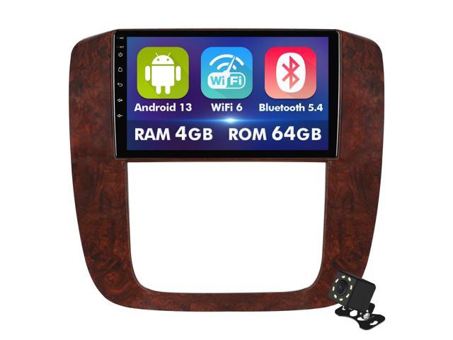 9 Inch IPS Touchscreen Android 14 Car Stereo for for Tahoe/Yukon/Silverado/Suburban 2007-2013 with Wireless CarPlay & Android Auto 4+64GB Car.