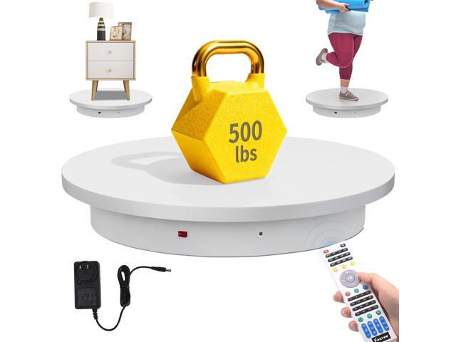 Remote-Controlled Motorized Electric Turntable,Heavy Duty Rotating Display Stand,Speed-Adjustable Rotating Platform,Multi-Mode 360° Photography...
